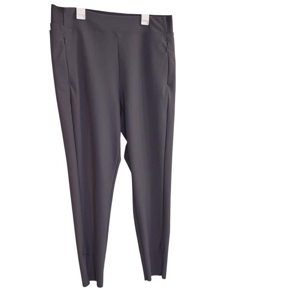 Athleta Stellar Tight Leggings Gray Ankle Pants size 16